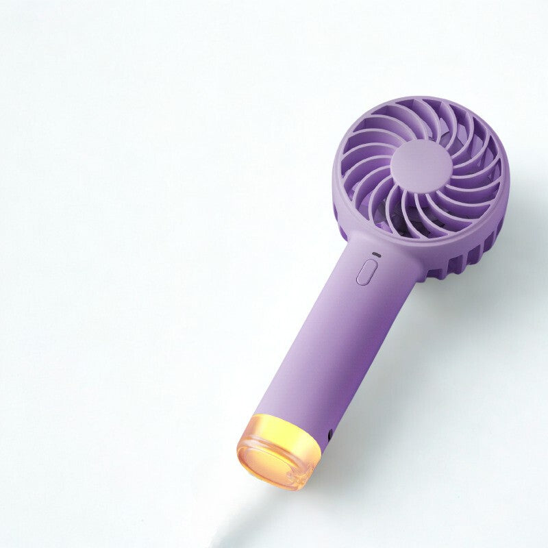 SUMMER - Mini Ventilatore Portatile a Batterie con luce integrata - illumina e rifresca!