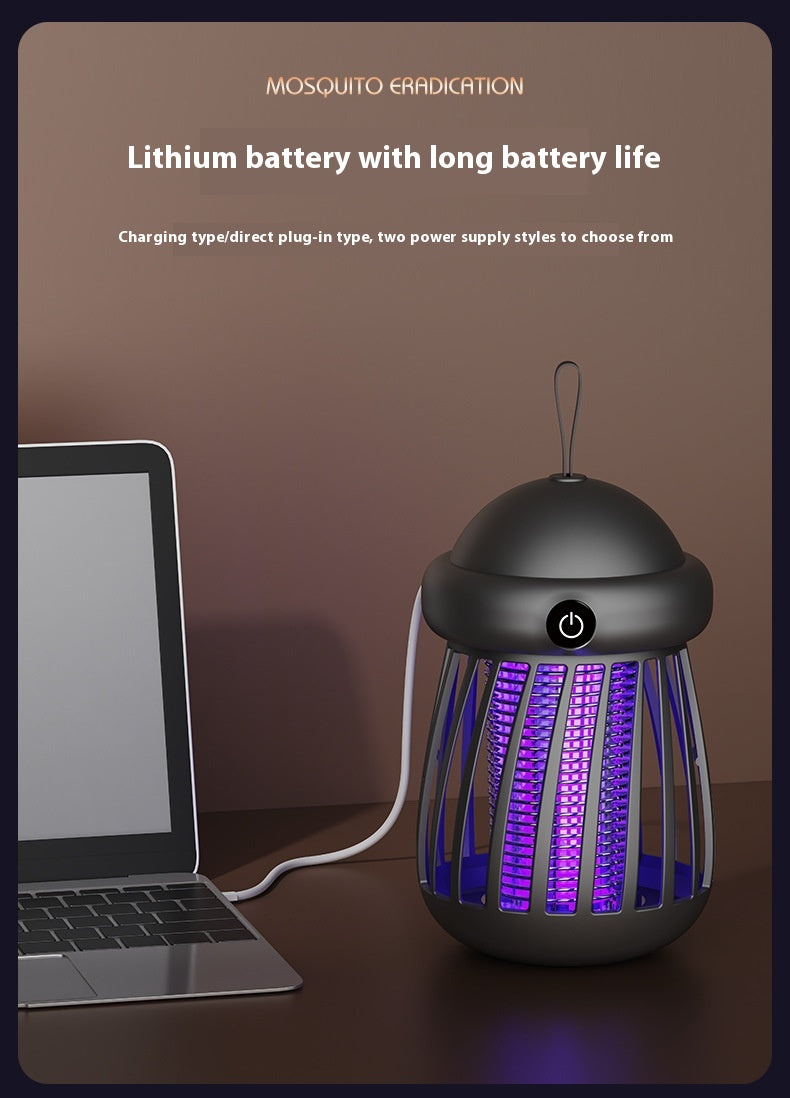 SUMMER - Lampada antizanzare elettrica silenziosa ricarica USB